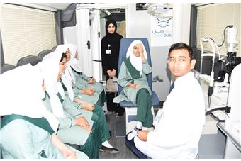 FAHR participates in Noor Dubai initiative to conduct eye exams for school students in Dubai
